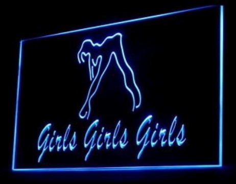 Girls Sexy Go Go Night Club LED Neon Sign